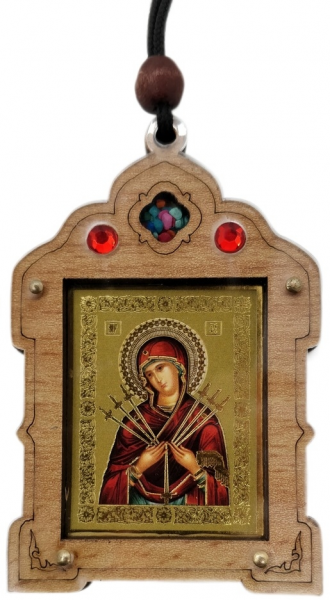 Подвеска Киот Казанская Богородица