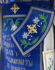 Требний набір, вишивка "Лілії"