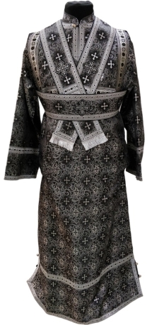 Стихар з парчі (деш.), паламарський, з орарем