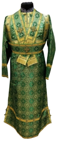 Стихар з парчі (деш.), паламарський, з орарем