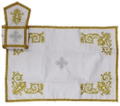 Покровцы и воздух с вышивкой "Огонек" №1