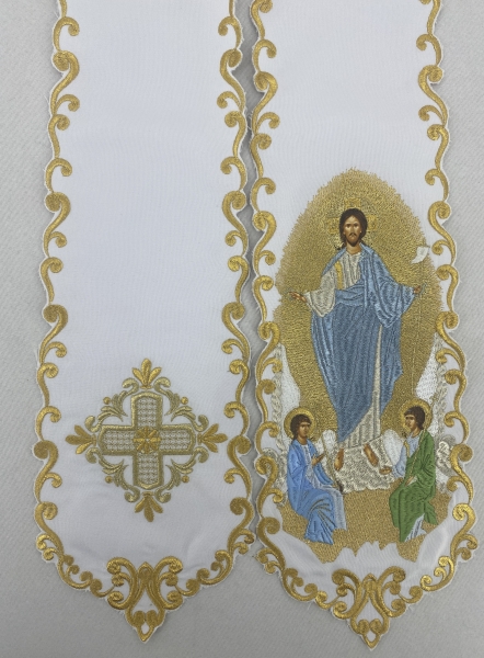 Закладка з вишитим ліком Воскресіння Господнє