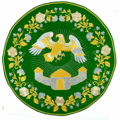 Орлець вишитий, вишивка "Квіти" ф75