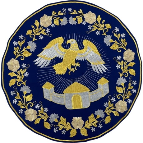 Орлець вишитий, вишивка "Квіти" ф75