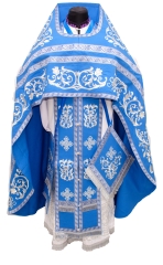 Облачення священника, вишите на габардині, вишивка &quot;Роза&quot; з пришивним галуном