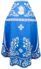 Облачення священника, вишите на габардині, вишивка &quot;Роза&quot; з пришивним галуном