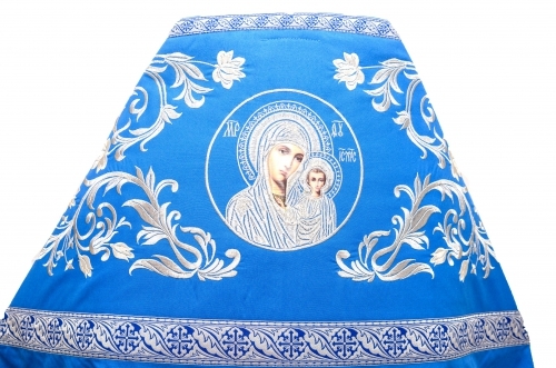 Облачення священника, вишите на габардині, вишивка "Роза" з пришивним галуном