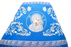 Облачення священника, вишите на габардині, вишивка &quot;Роза&quot; з пришивним галуном