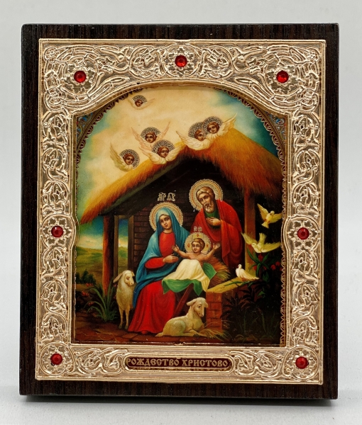 Икона Рождество Христово 11х13