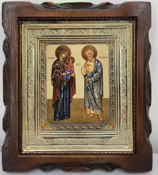 Ікона св. прав. Іоаким та Анна 19х17