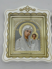 Ікони &quot;Вінчальна пара&quot; літог. сіра, біл. пат. зол. 30х24см 