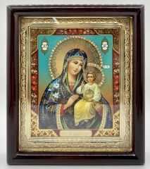 Ікона Богородиці "Нев'янучий цвіт" 23х20