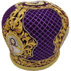 Митра  "Сетка"  фиолетовая