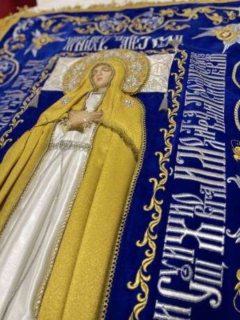 Плащаниця Богородиці, розсшита 120х80см