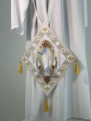 Палиця вишита, з іконою Воскресіння Господнє