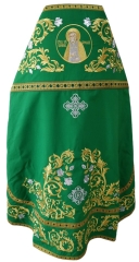 Облачення священника, вишите на габардині, вишивка &quot;Троянда&quot; з пришивним галуном