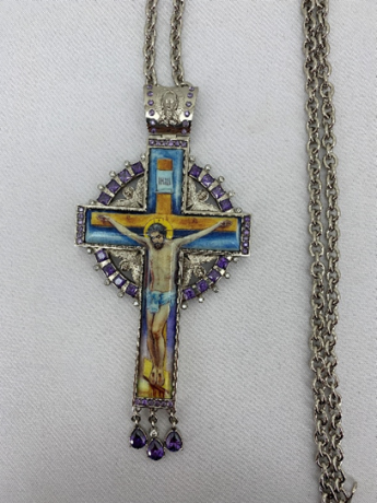 Хрест наперстний 14х7 нік.