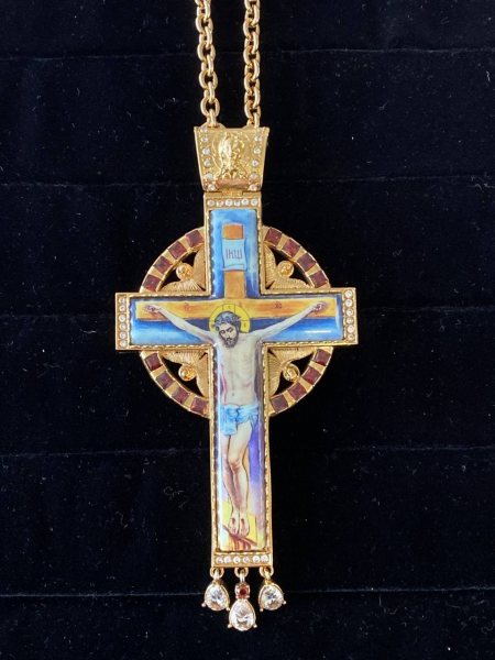 Хрест наперстний 14х7 зол.