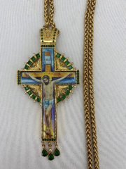 Хрест наперстний 14х7 зол.