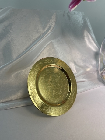 Дискос на 3л Ф27,5см висота 15см, позолота