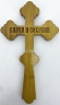 Хрест напрестольний №6, дерево + зол. 31,5х18