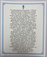 Ікона Богородиці &quot;Невипиванна Чаша&quot; 24х20см