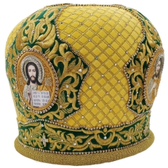 Митра  "Сетка"  жёлтая