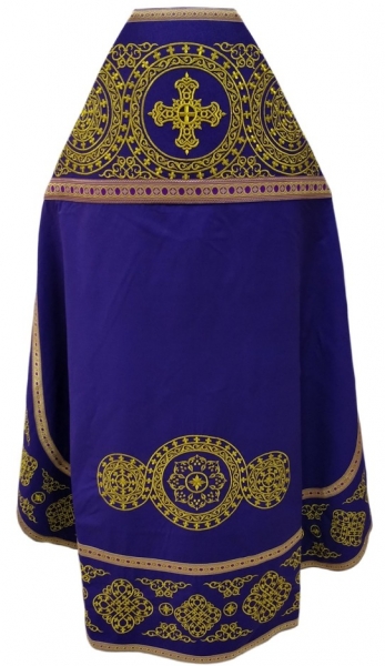 Облачение священника вышитое на габардине, вишивка