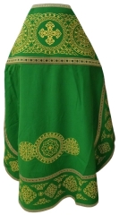 Облачення священника вишите на габардині, вишивка &quot;Коло&quot; з пришивним галуном