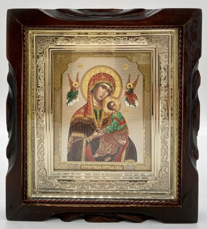 Икона Богородицы "Страстная" 19х17