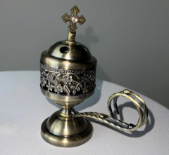 Кадильниця металева "Виноград" (сріб.)