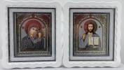 Ікони &quot;Вінчальна пара&quot; ((літ. павлін)) біл. без пат.) 27х24см 