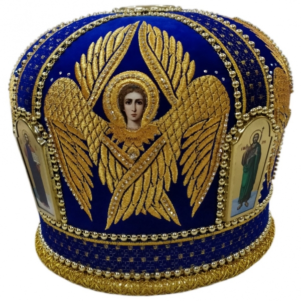 Митра Херувим синяя