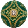 Митра  "Крест у венце"  зеленая