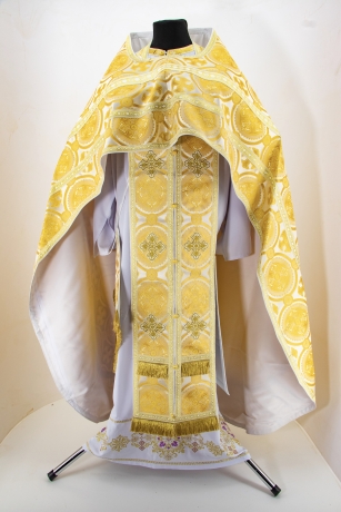 Облачение священника, с парчи "Киевський крест" с пришитим галуном