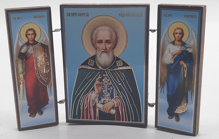 Складень свт. преп. Сергій Радонежський