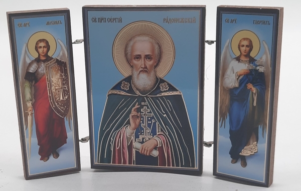 Складень свт. преп. Сергій Радонежський
