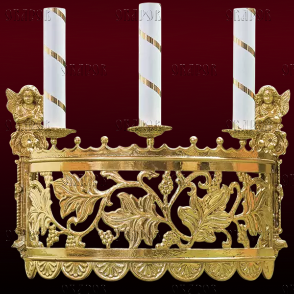 Бра "Хорос Виноград" на 3 свічки (№79)