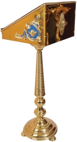 Аналой кафедра, з шухлядкою, 43,5х43,5, (Висота 126-106см)