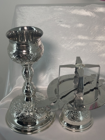 Потир-чаша з приладдям 31,5х18см (1340)
