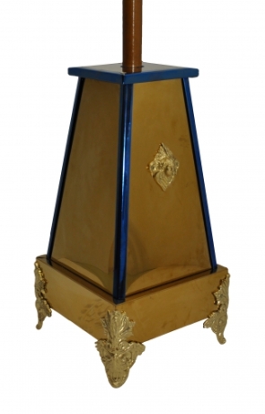 Підставка 30х30см низ 18х18см верх (висота 60см), малий крест, литі ніжки,ангели