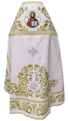 Облачення священника, вишите на габардині, вишивка &quot;Роза&quot; з пришивним галуном