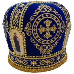 Митра  "Ромб"  синяя 