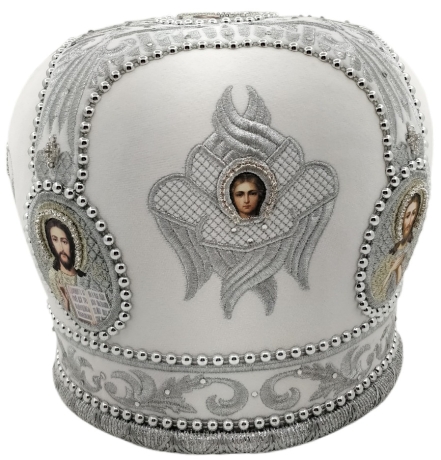 Митра  Херувим  белая