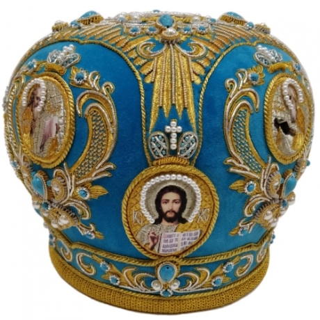 Митра "Корона" голуба