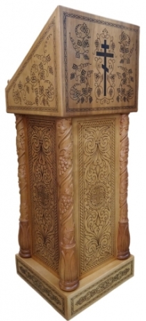 Аналой бічний, 43х43 см, (Висота 117,5х92,5)