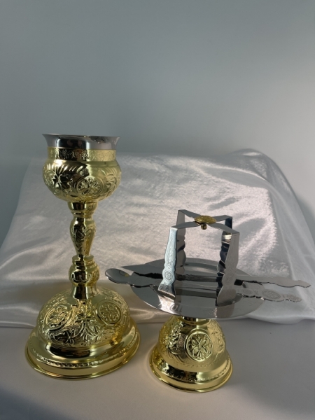 Потир-чаша з приладдям 31,5х18см (1342)