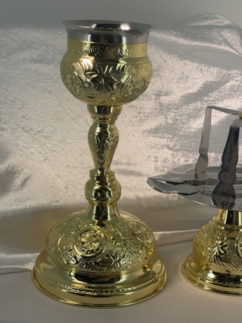 Потир-чаша з приладдям 31,5х18см (1342)