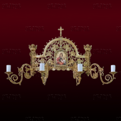 Бра на 4 свічки з іконкою (№78)