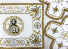 Покровцы та воздух с вишивкой,икона Спаситель 